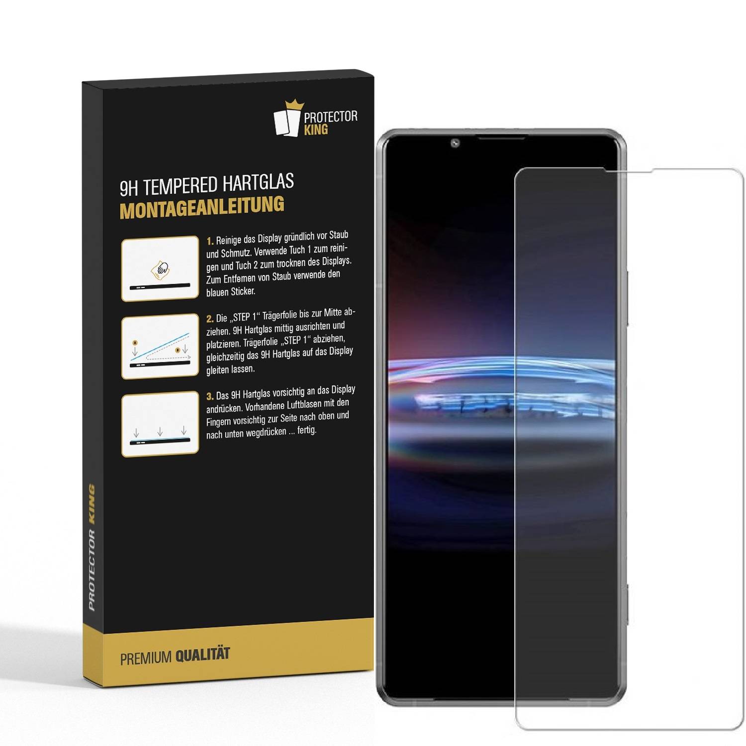 3x 9H Hartglas für Sony Xperia Pro-i Panzerfolie Displayschutz Schutzglas KLAR Panzerglas Schutzfolie