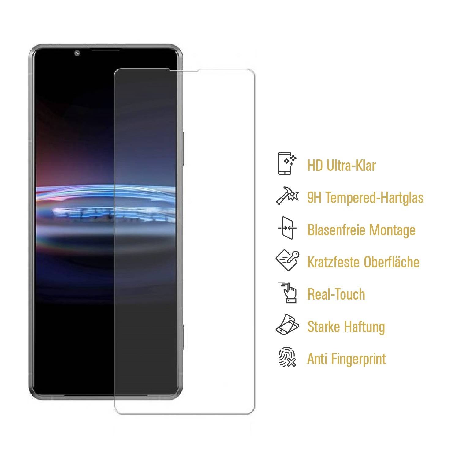 3x 9H Hartglas für Sony Xperia Pro-i Panzerfolie Displayschutz Schutzglas KLAR Panzerglas Schutzfolie