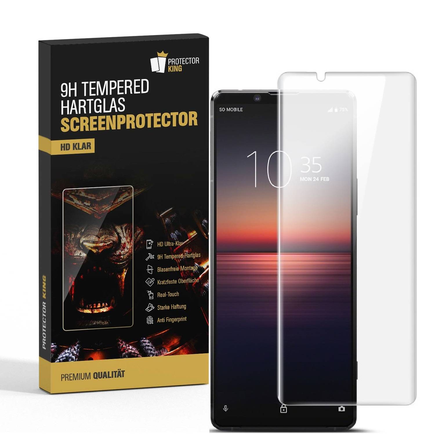 2x 9H Panzerglas für Sony Xperia 10 III Lite HD KLAR echtes Tempered Glass Displayschutz Schutzfolie Schutzglas Screen-Protector