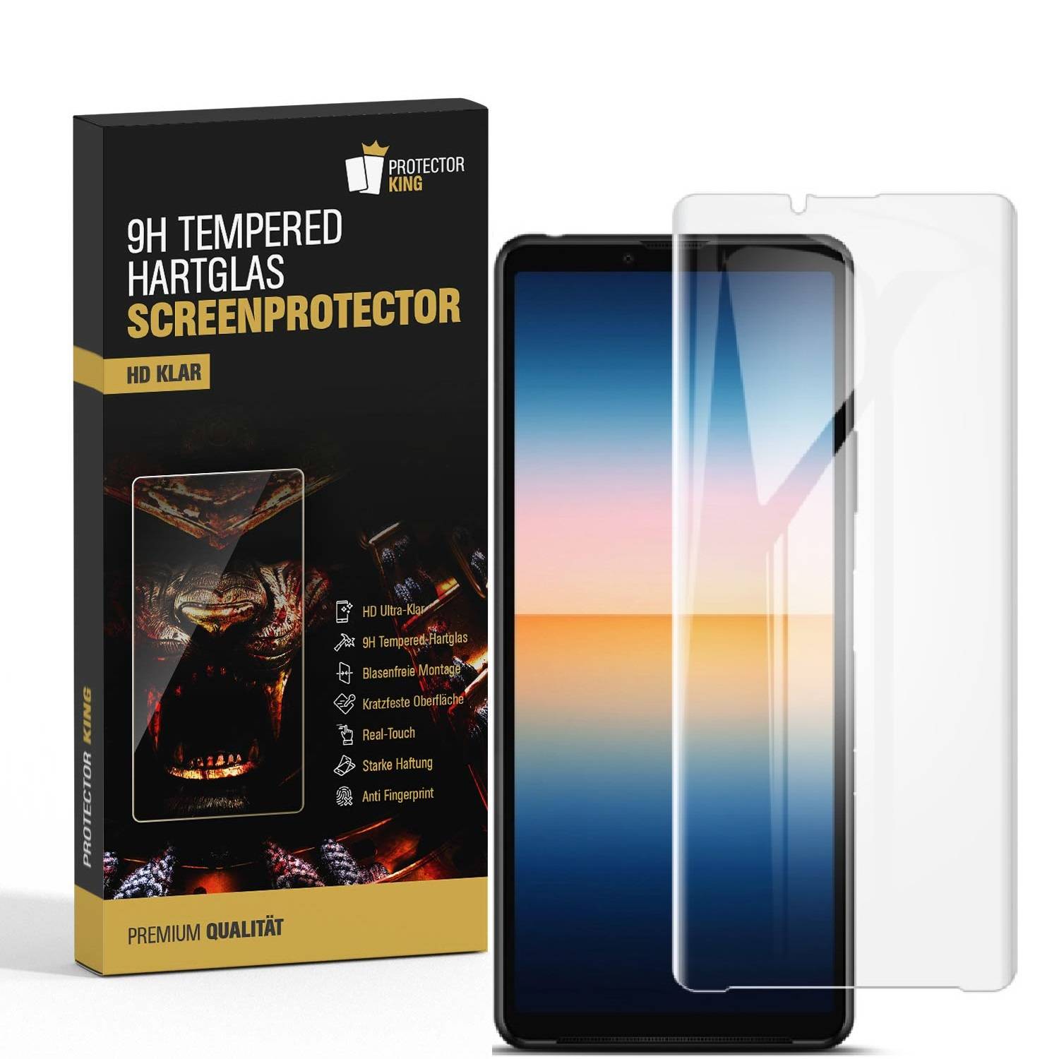 3x 9H Hartglas für Sony Xperia 10 III Panzerfolie Displayschutz Schutzfolie HD KLAR Panzerglas Schutzglas Glasfolie Displayglas