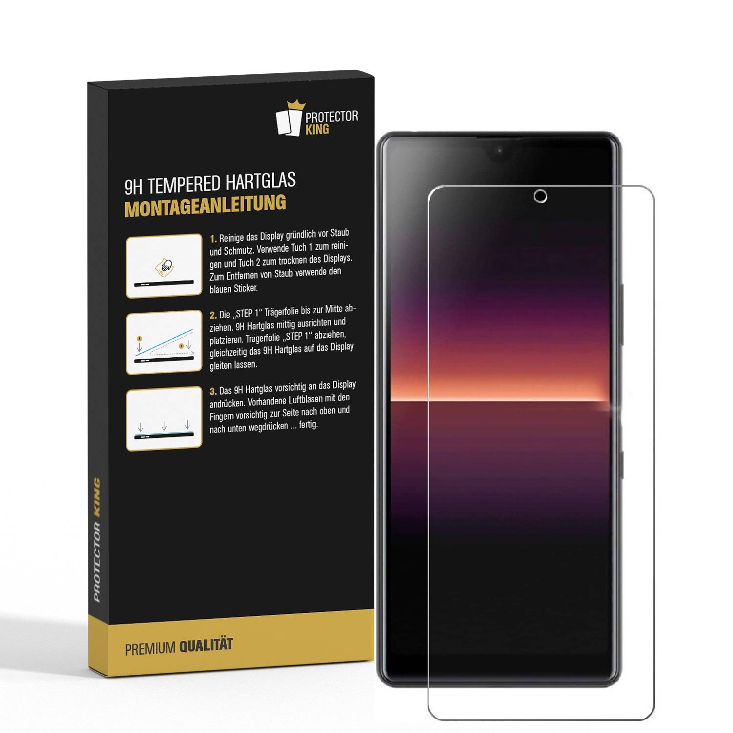 4x 9H Hartglas für Sony Xperia L4 Panzerfolie Displayschutz Schutzfolie HD KLAR Panzerglas Schutzglas Glasfolie Displayglas
