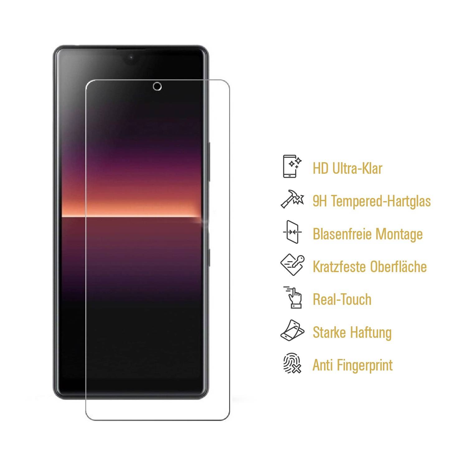3x 9H Hartglas für Sony Xperia L4 Panzerfolie Displayschutz Schutzfolie HD KLAR Panzerglas Schutzglas Glasfolie Displayglas