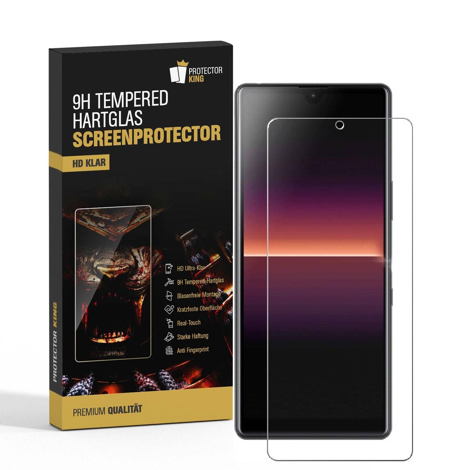 2x 9H Hartglas für Sony Xperia L4 Panzerfolie Displayschutz Schutzfolie HD KLAR Panzerglas Schutzglas Glasfolie Displayglas