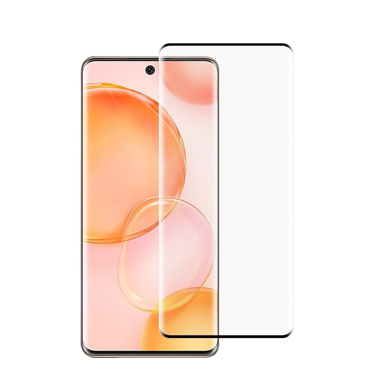 4x 9H Hartglas für Huawei Honor 50 FULL CURVED Displayschutz Panzerfolie Schutzfolie Panzerglas Schutzglas Displayglas Tempered Glasfolie