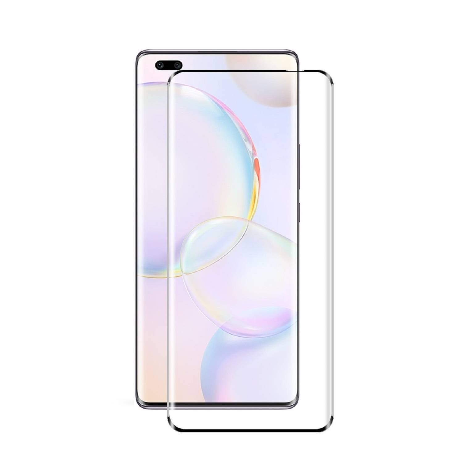 6x 9H Hartglas für Honor 50 Pro FULL CURVED Displayschutz Panzerfolie Schutzfolie Panzerglas Schutzglas Displayglas Tempered Glasfolie