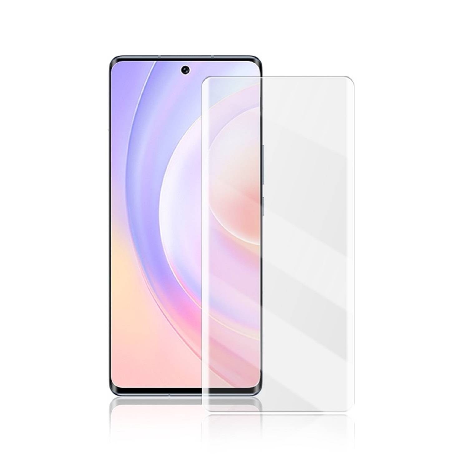 1x 9H Panzerglas für Honor 50 Full-Screen HD klar UV-Liquid Tempered Glas Displayschutz Schutzglas Screen-Protector