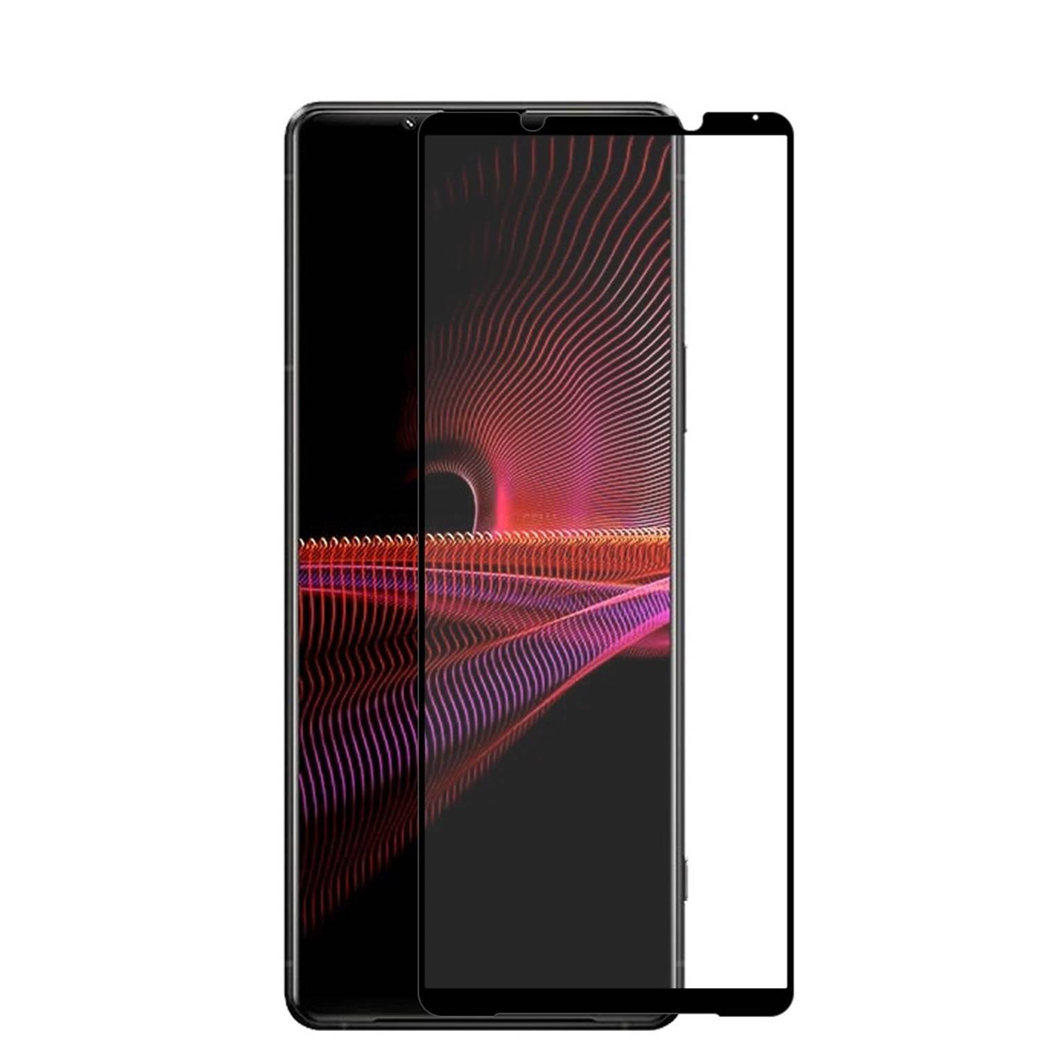 6x 9H Hartglas für Sony Xperia Pro-i FULL COVER Displayschutz Schutzglas Schutzfolie Panzerfolie Panzerglas Displayglas Tempered Glasfolie