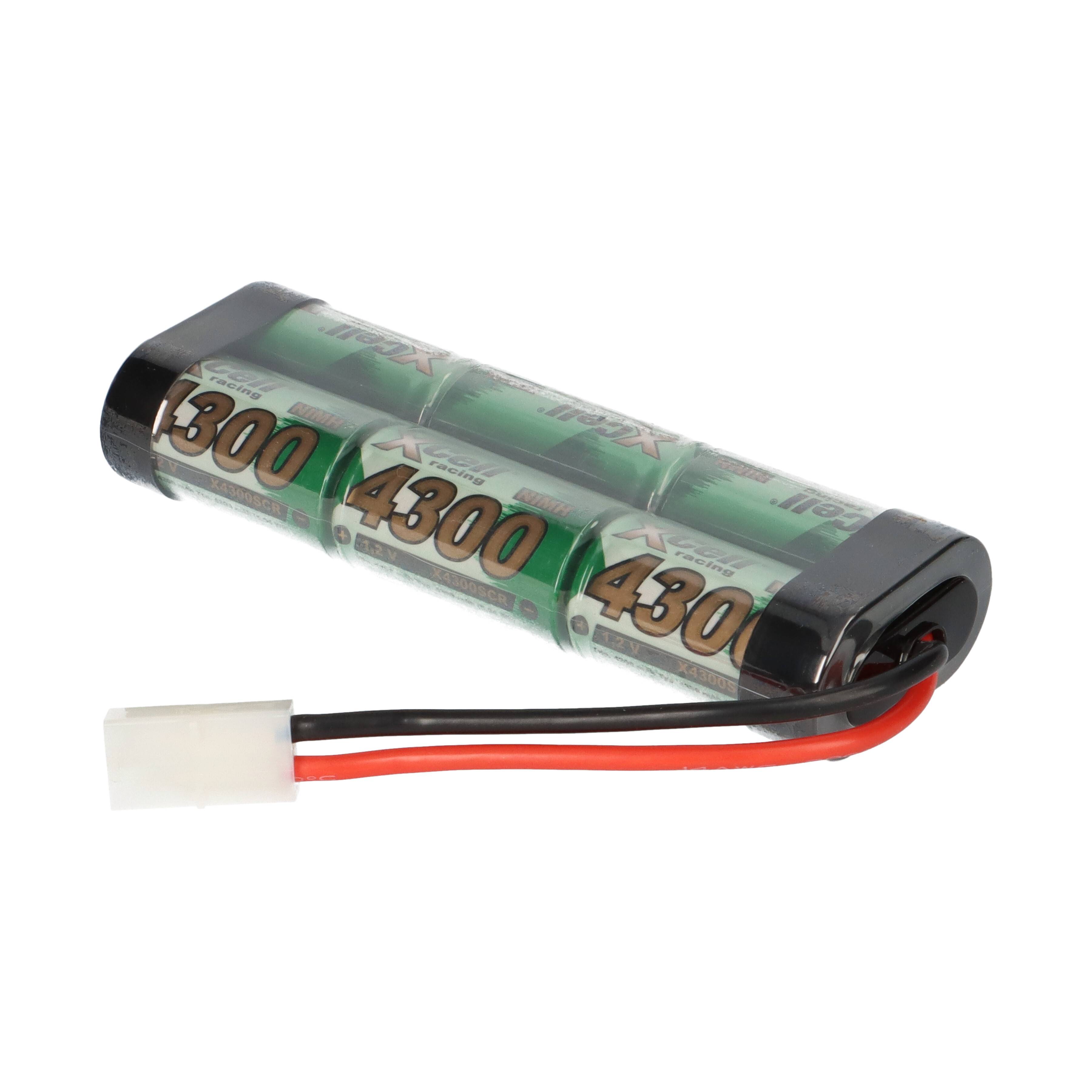 XCell RC-Pack 7,2V / 4300mAh - L2x3 Zelle Sub-C X4300SCR Tamiya-Stecker