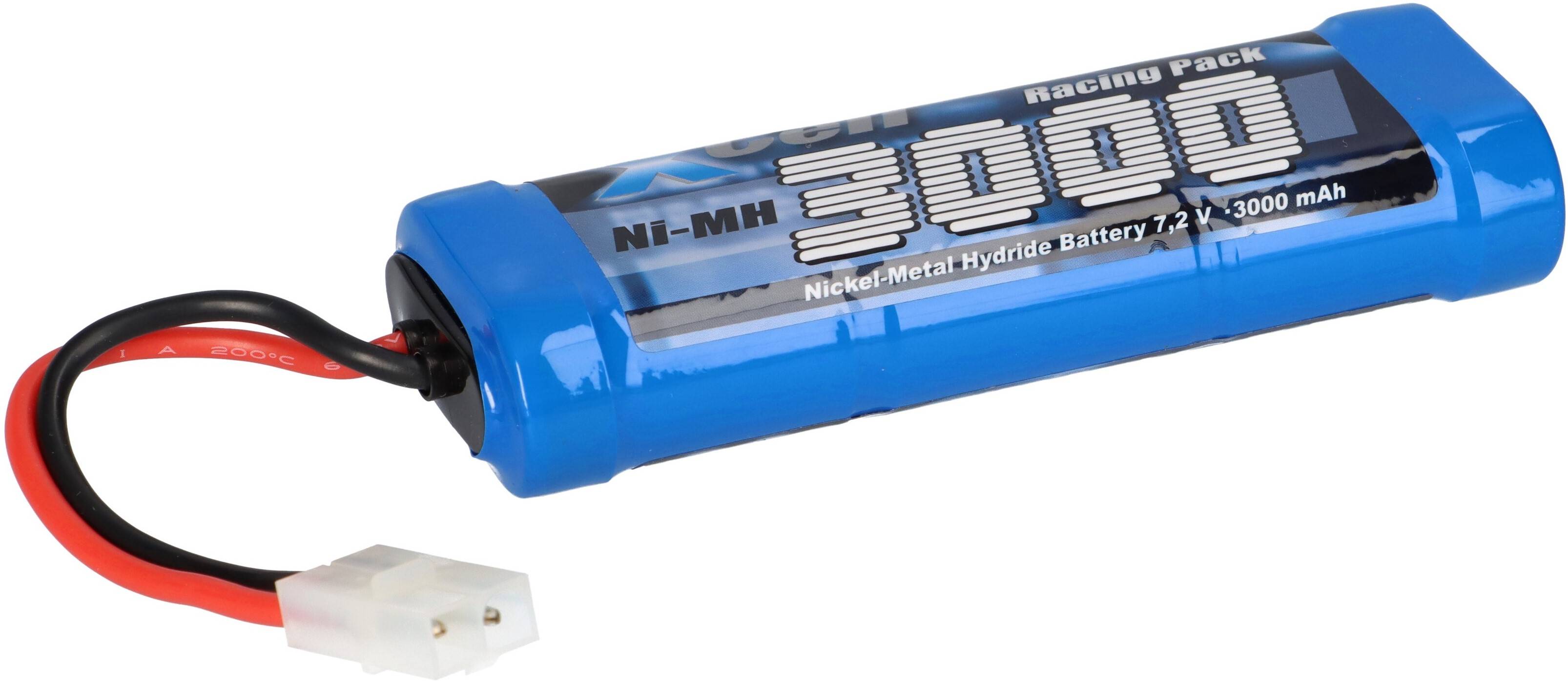 XCell RC-Pack 7,2V / 3000mAh - L2x3 Tamiya-Stecker Zelle Sub-C X3000SCR