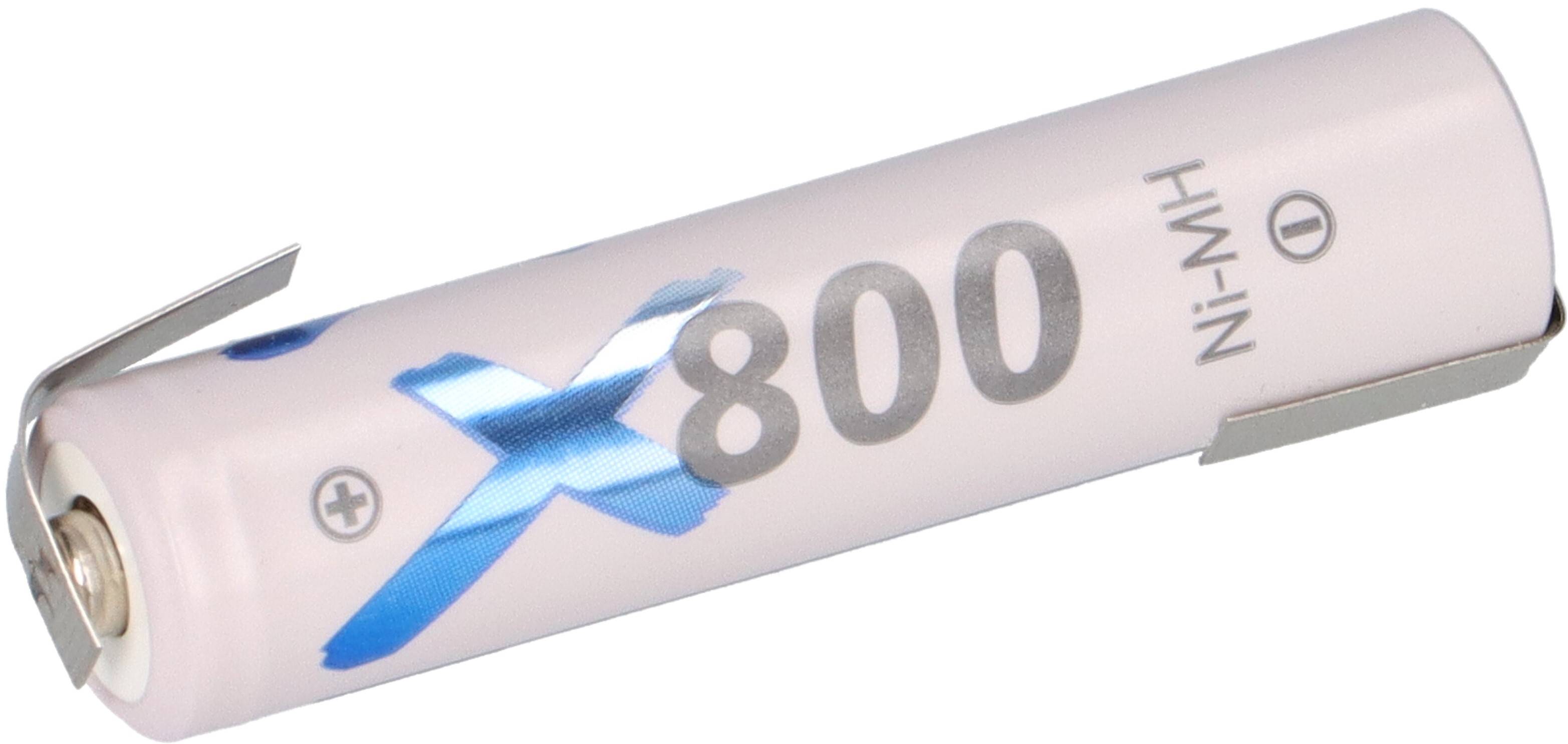 XCell AAA Micro Akku LSD Plus Ni-MH 1,2V 800mAh Z Lötfahne low self-discharge