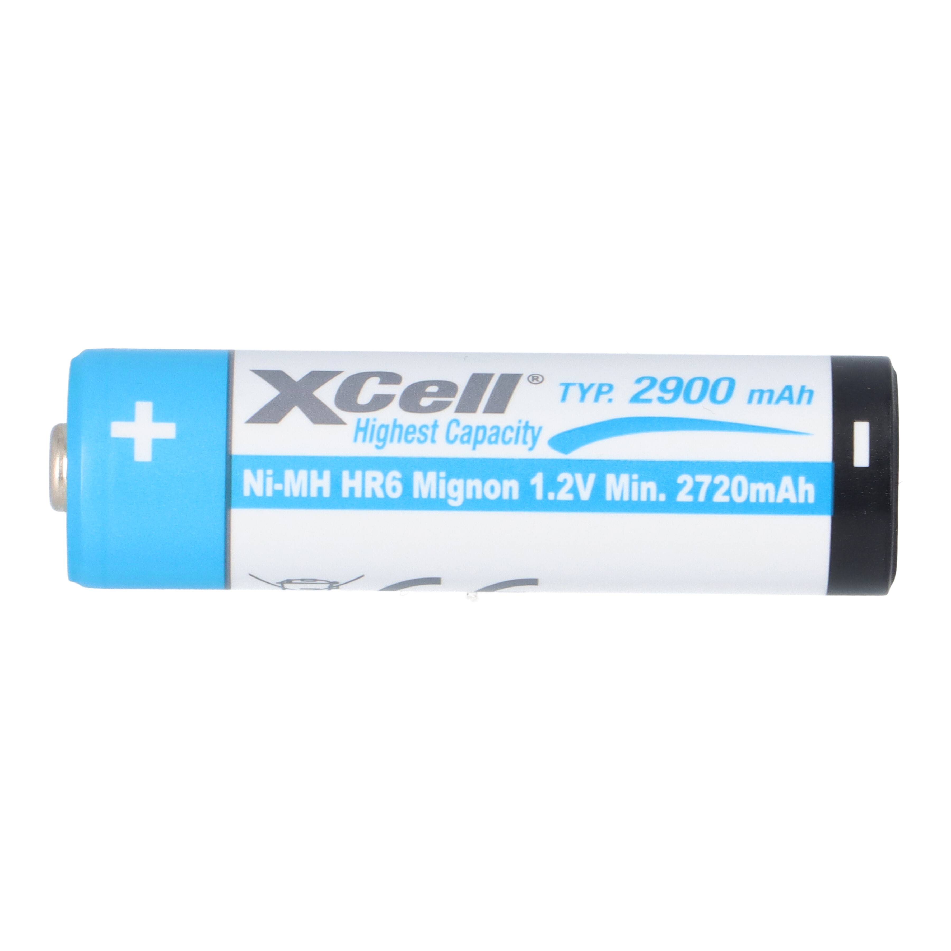 XCell Mignon AA Akku Ni-MH 1,2V 2900mAh