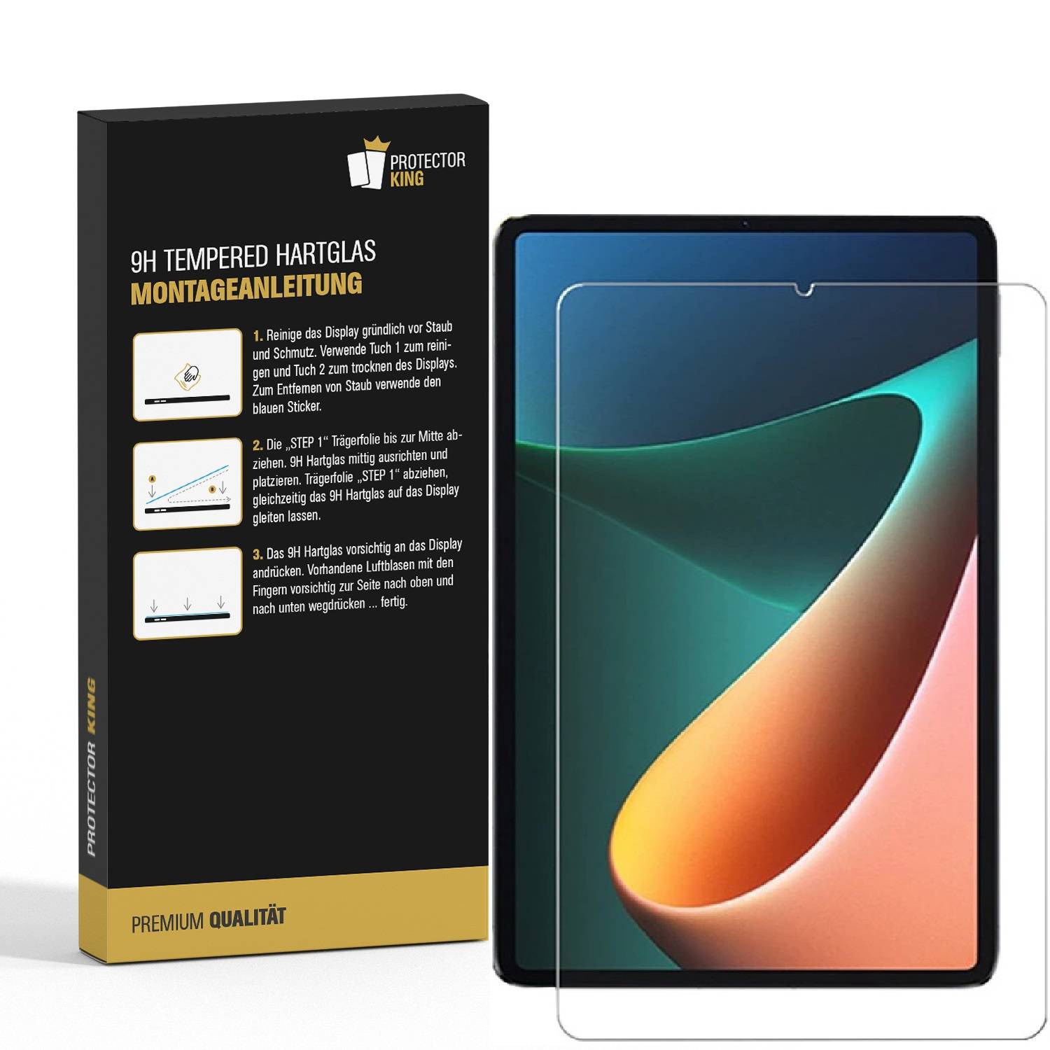 4x 9H Panzerglas für Xiaomi Mi Pad 5 Pro Displayschutz Schutzglas Panzerfolie Schutzfolie Hartglas Displayglas Tempered Glasfolie Sicherheitsglas