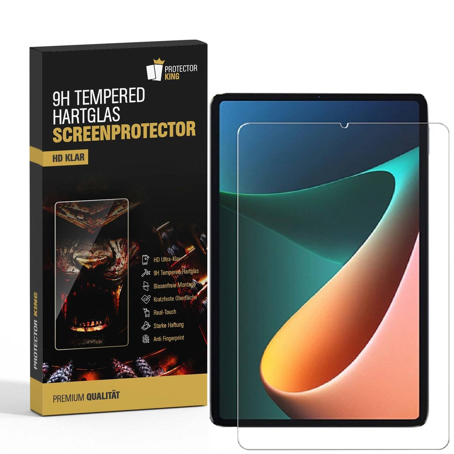 2x 9H Panzerglas für Xiaomi Mi Pad 5 Displayschutz Schutzglas Panzerfolie Schutzfolie Hartglas Displayglas Tempered Glasfolie Sicherheitsglas