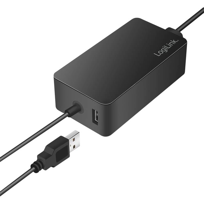 LogiLink Netzteil für Surface Notebooks, 65 Watt, schwarz