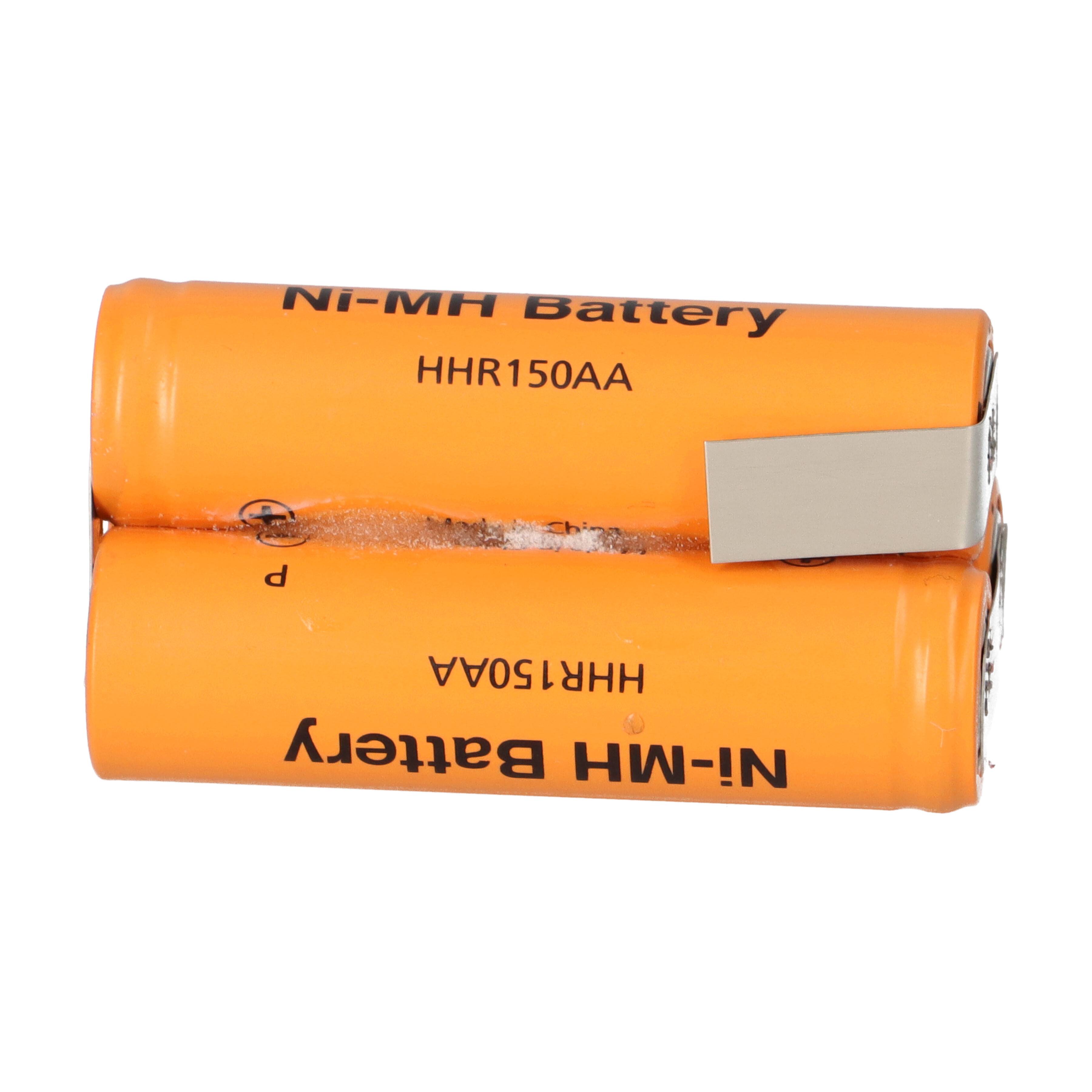 Akkukonfektion Pyramide 3,6V 1.500mAh NiMH AA Mignon Industriezelle