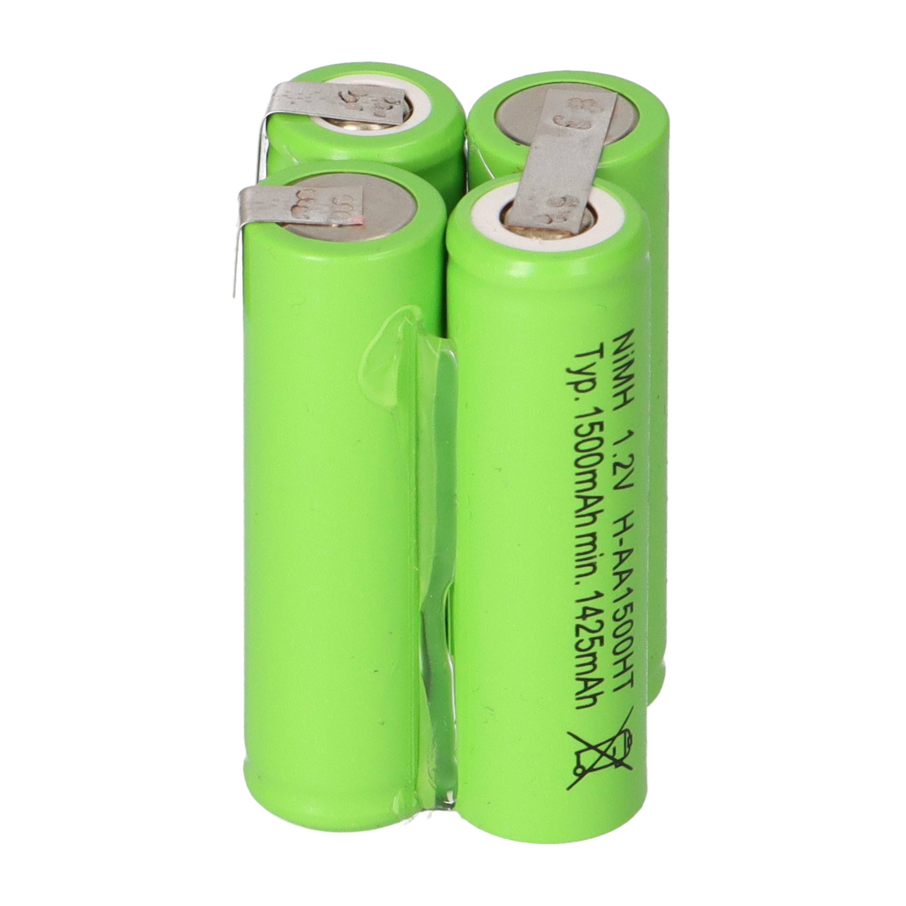 Akkupack F2+ F2 Raute 4,8V 1500mAh HT 20cm Kabel mit Stecker Molex 43025