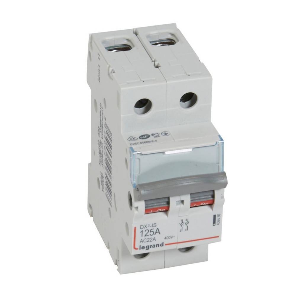 5 Stk. Legrand Reiheneinbauschalter 406450