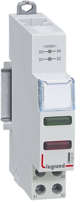 10 Stk. Legrand Reiheneinbau Leuchtmelder 412931