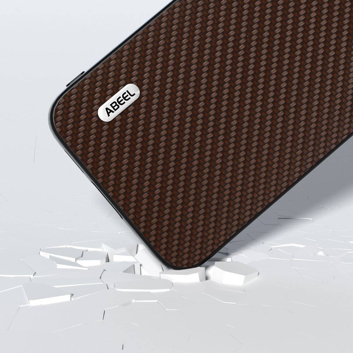 Für Samsung Galaxy S23 FE ABEEL Carbon Textur Schutz Hülle Case Cover