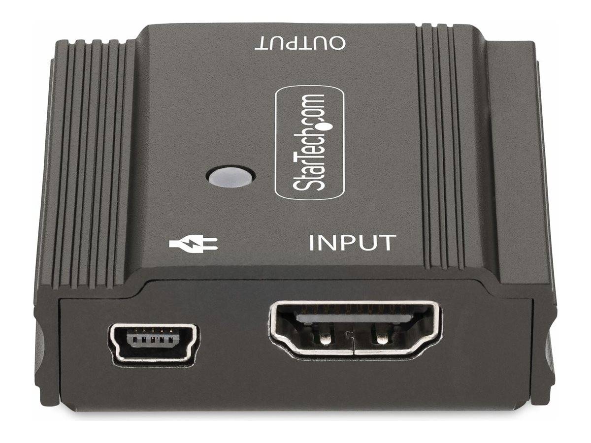StarTech.com 33ft (10m) 8K 60Hz HDMI Signal Booster, Active HDMI 2.1 Inline Repeater and Video Signal Amplifier up to 8K