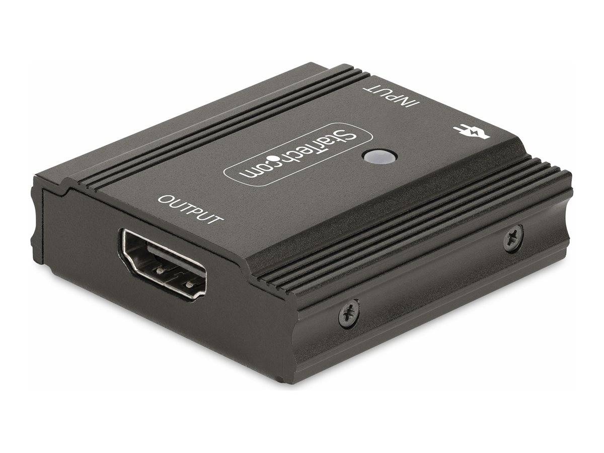 StarTech.com 33ft (10m) 8K 60Hz HDMI Signal Booster, Active HDMI 2.1 Inline Repeater and Video Signal Amplifier up to 8K