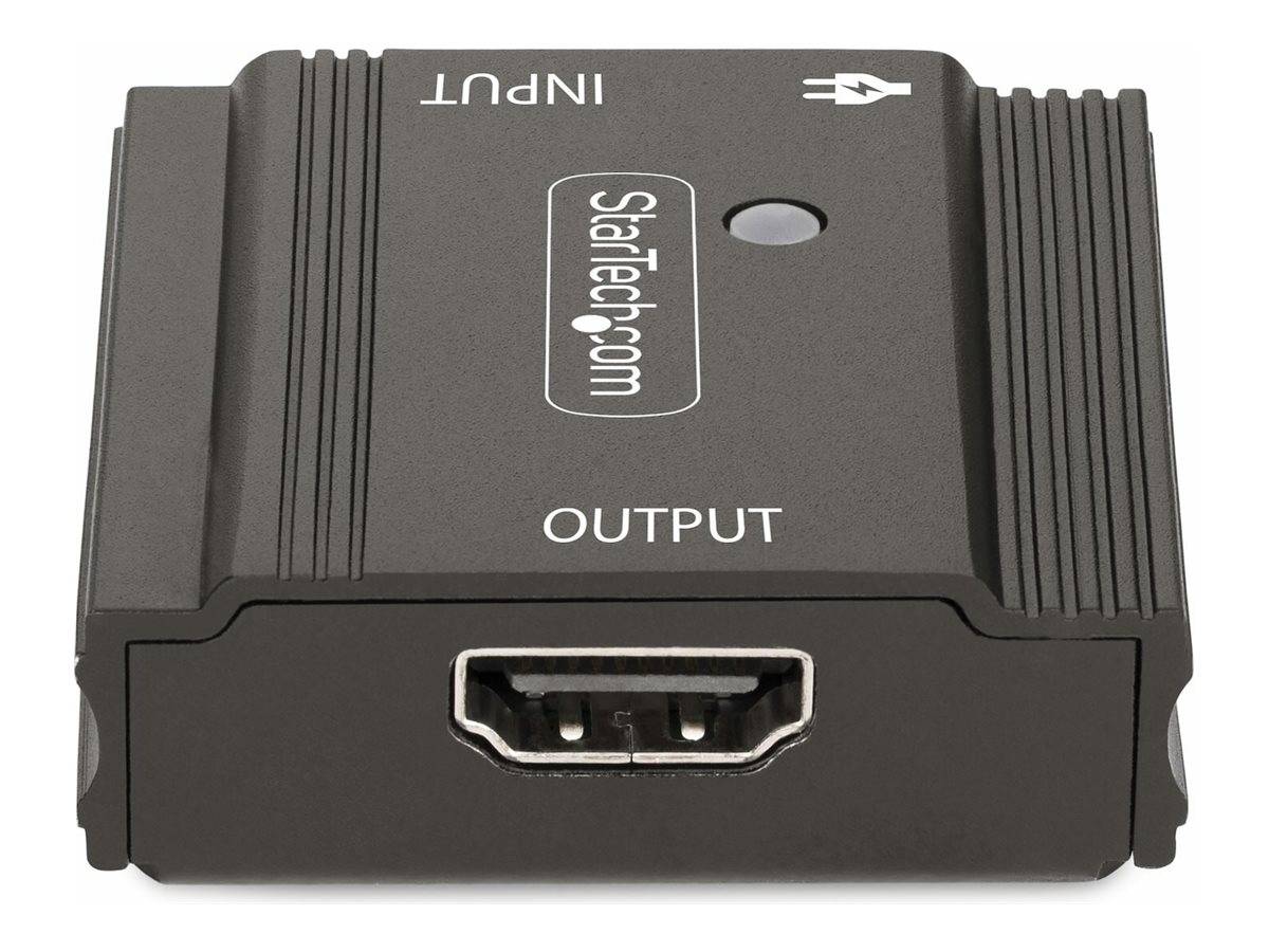 StarTech.com 33ft (10m) 8K 60Hz HDMI Signal Booster, Active HDMI 2.1 Inline Repeater and Video Signal Amplifier up to 8K