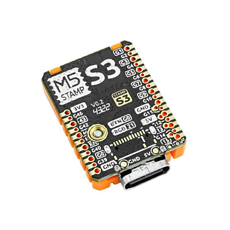 M5Stack M5StampS3 Embedded Controller with 2.54 Header Pin for IoT Applications