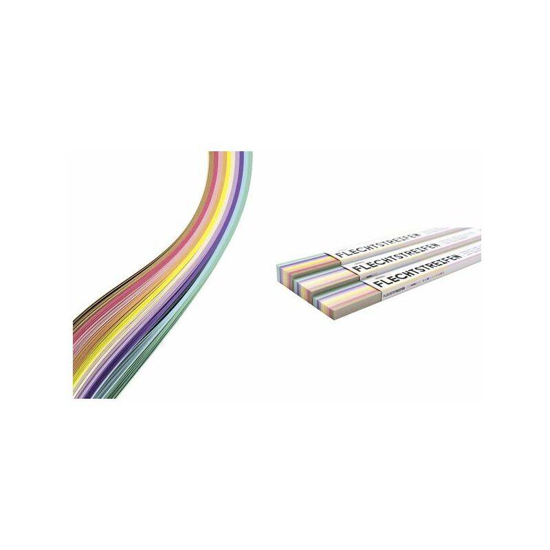 folia Flechtstreifen "Pastell", (B)20 x (L)500 mm, sortiert