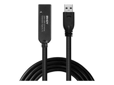 LINDY 10m USB 3.0 Active Extension Type Peripheriegeräte & Zubehör Kabel & Adapter - USB &