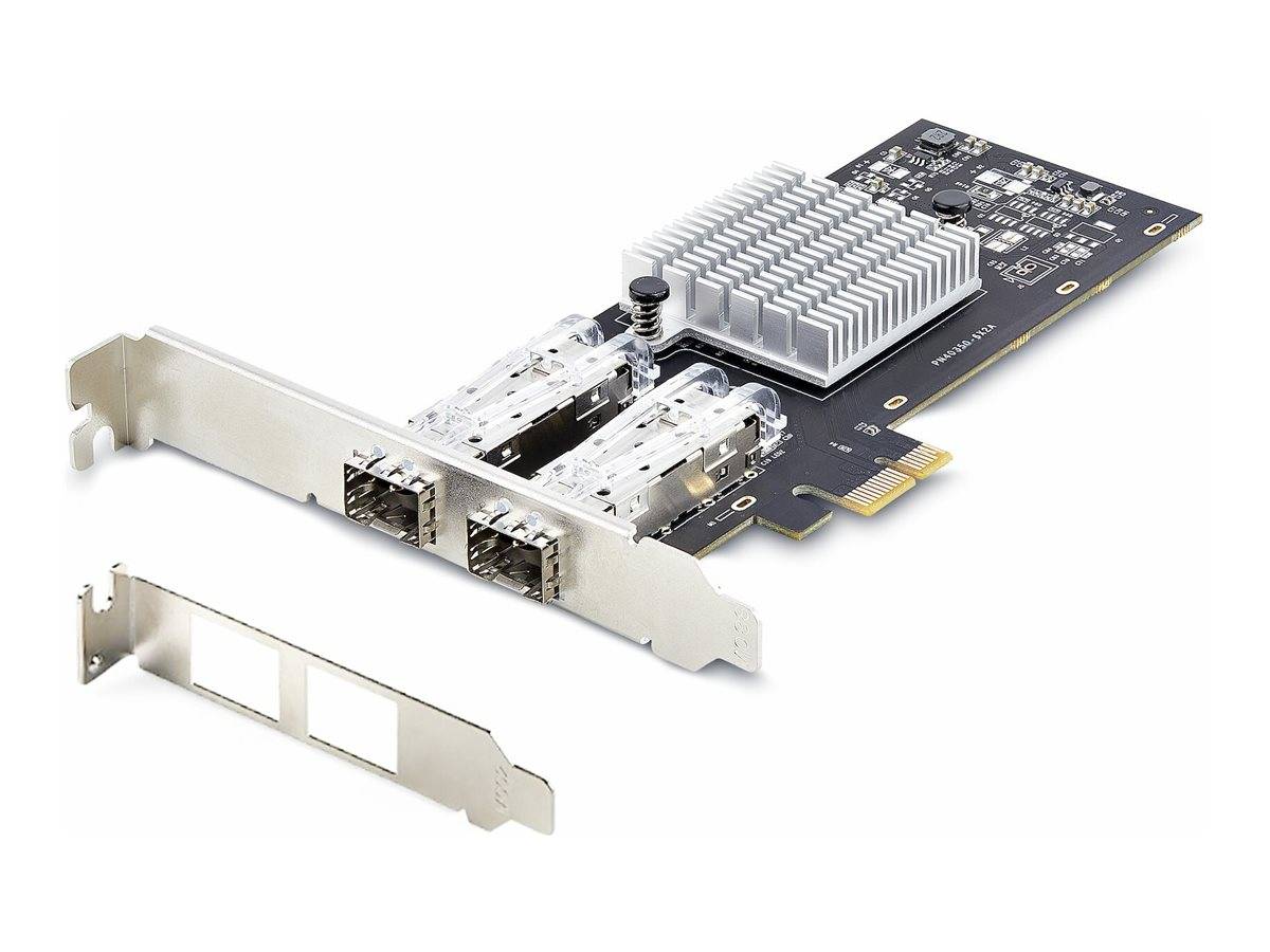 StarTech.com 2-Port GbE SFP Network Card, PCIe 2.0 x1, Intel I350-AM2 2x 1GbE Controller, 1000BASE Copper/Fiber Optic, D