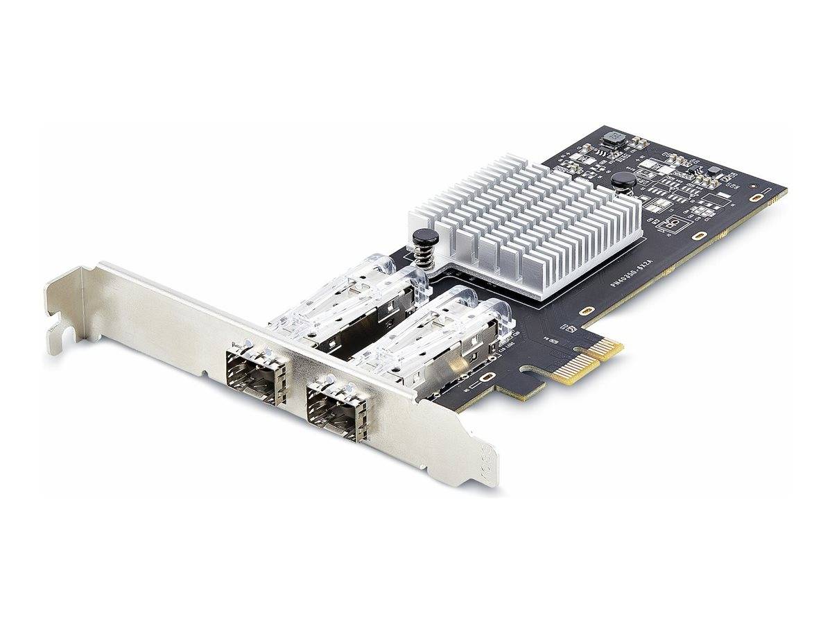 StarTech.com 2-Port GbE SFP Network Card, PCIe 2.0 x1, Intel I350-AM2 2x 1GbE Controller, 1000BASE Copper/Fiber Optic, D
