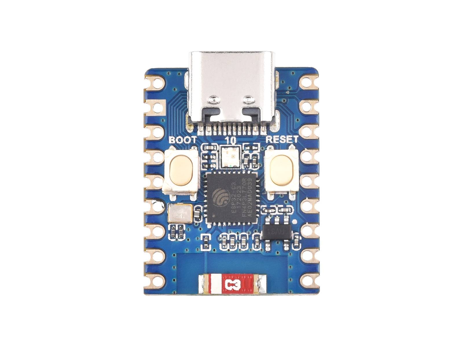 WaveShare ESP32-C3 Mini Development Board ESP32-C3FN4 160MHz 2.4GHz Wi-Fi Bluetooth 5