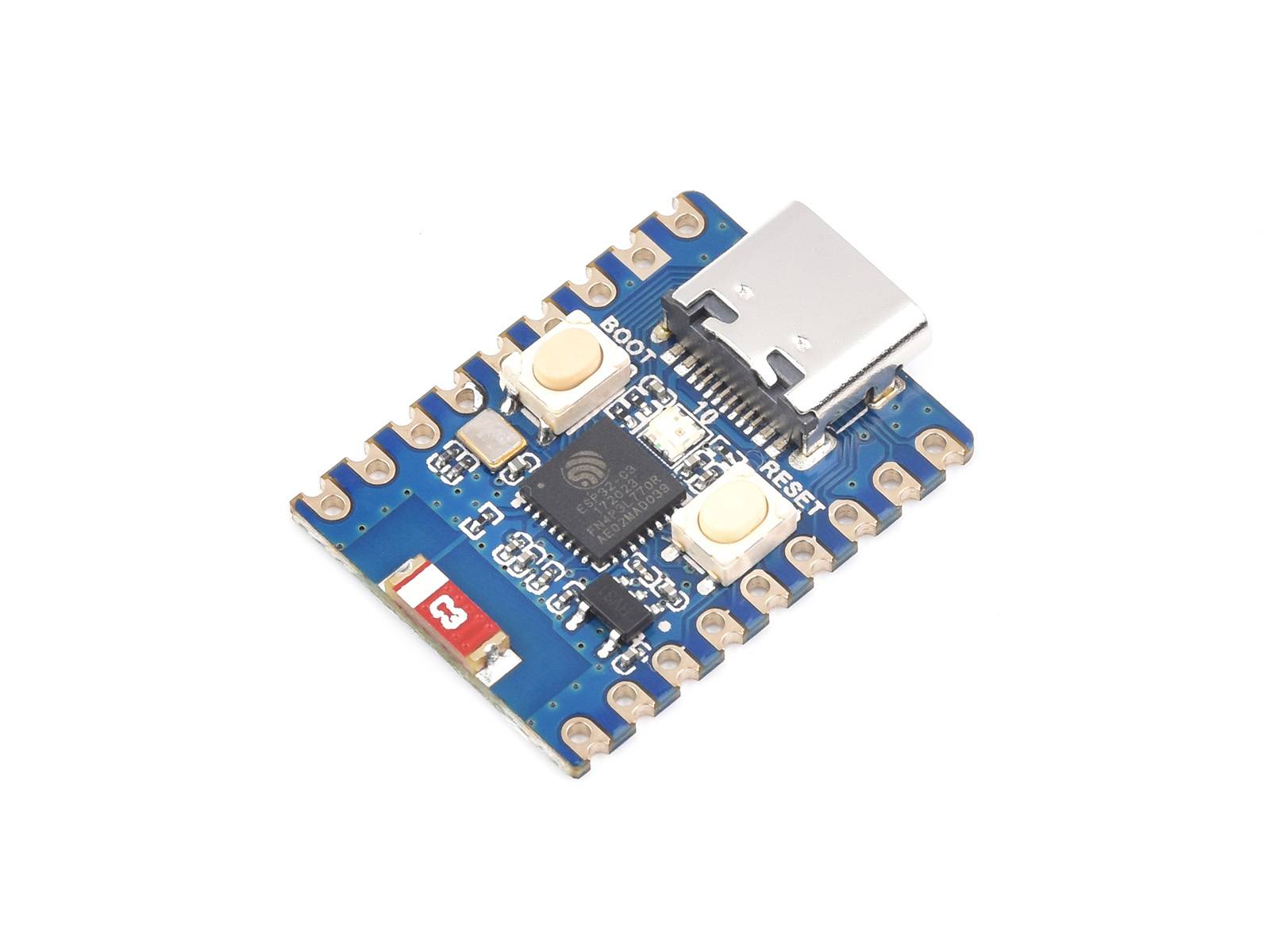 WaveShare ESP32-C3 Mini Development Board ESP32-C3FN4 160MHz 2.4GHz Wi-Fi Bluetooth 5