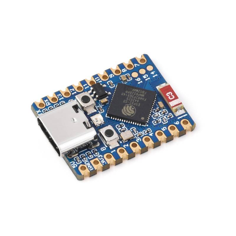 WaveShare ESP32-S3 Mini Development Board ESP32-S3FH4R2 240MHz 2.4GHz Wi-Fi Bluetooth 5