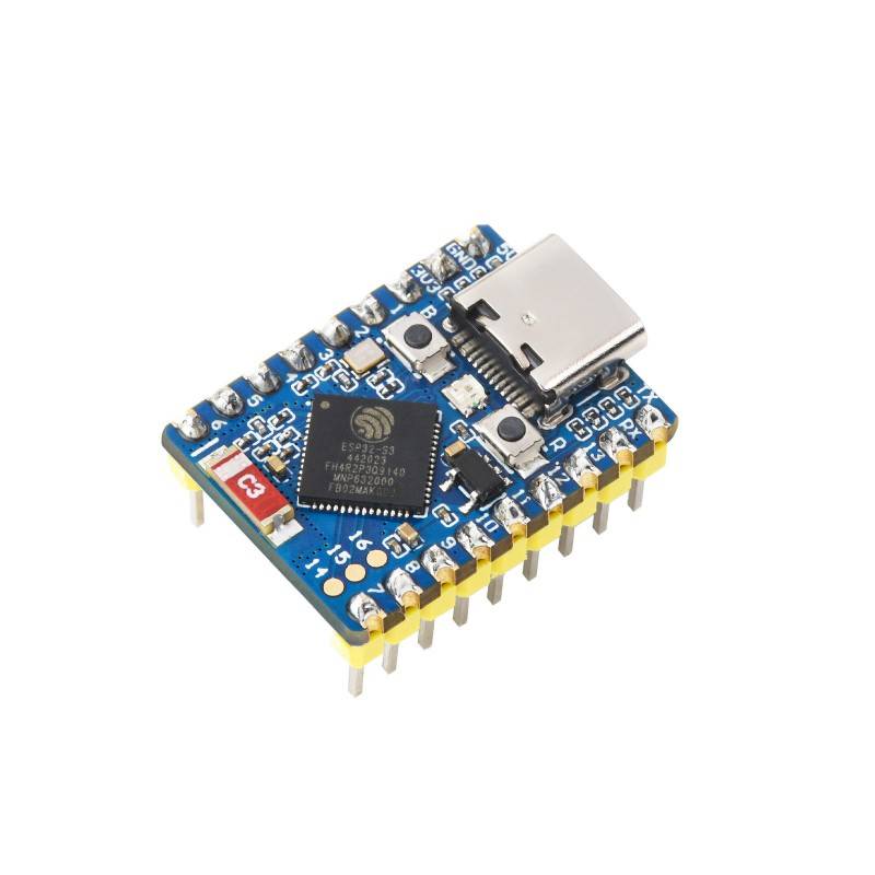 WaveShare ESP32-S3 Mini Development Board Pre-Soldered ESP32-S3FH4R2 240MHz 2.4GHz Wi-Fi Bluetooth 5