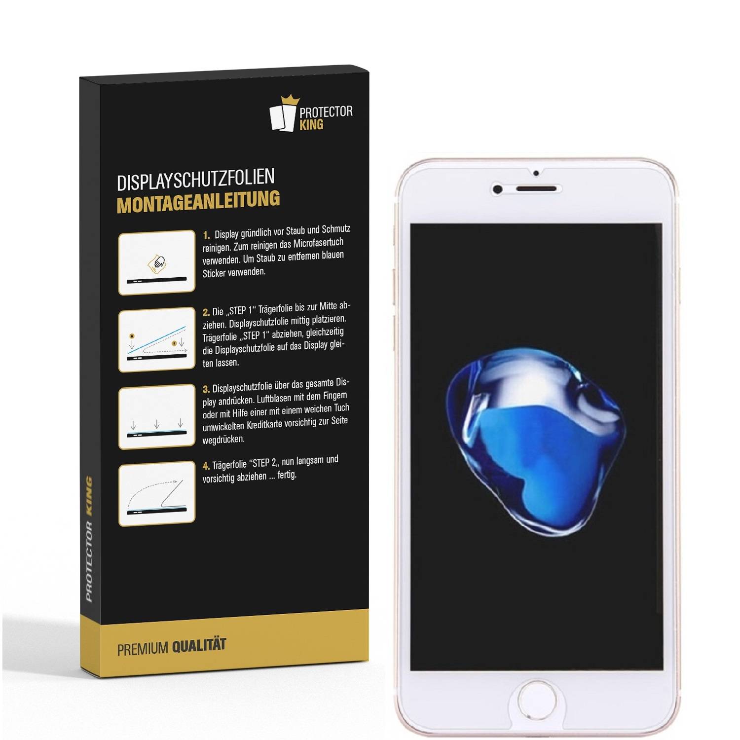 3x Displayschutzfolie für iPhone 6 6S Plus ANTI-REFLEX Displayfolie MATT