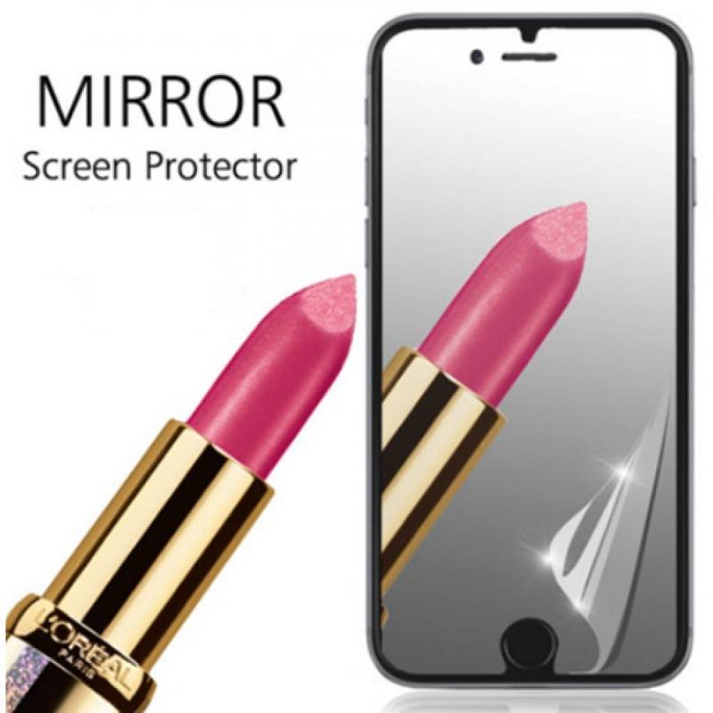 2x Spiegelfolie Mirror Displayschutzfolie Schutzfolie für iPhone 6 6S Plus KLAR