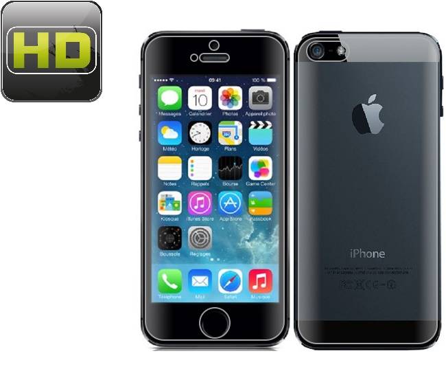 4x Displayschutzfolie für iPhone 5 5S 5CDisplayfolie Schutzfolie Folie KLAR F/B