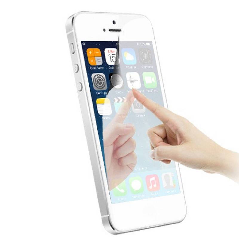 6x Spiegelfolie Mirror Displayschutzfolie Schutzfolie für iPhone 5 5S 5SE 5C KLAR