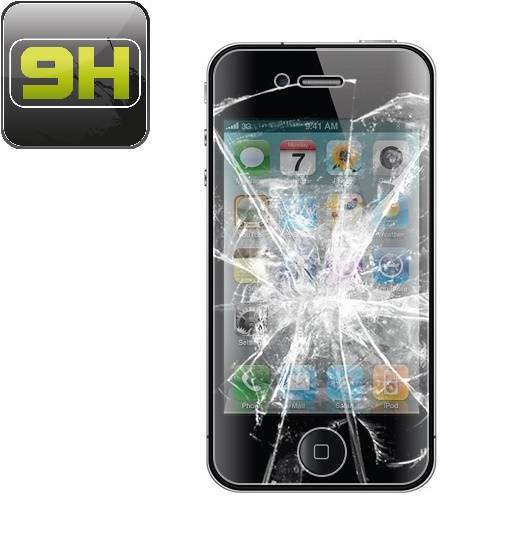 1x 9H Hartglasfolie für iPhone 4 4S Panzerfolie Displayschutzfolie HD KLAR Panzerglas Schutzfolie