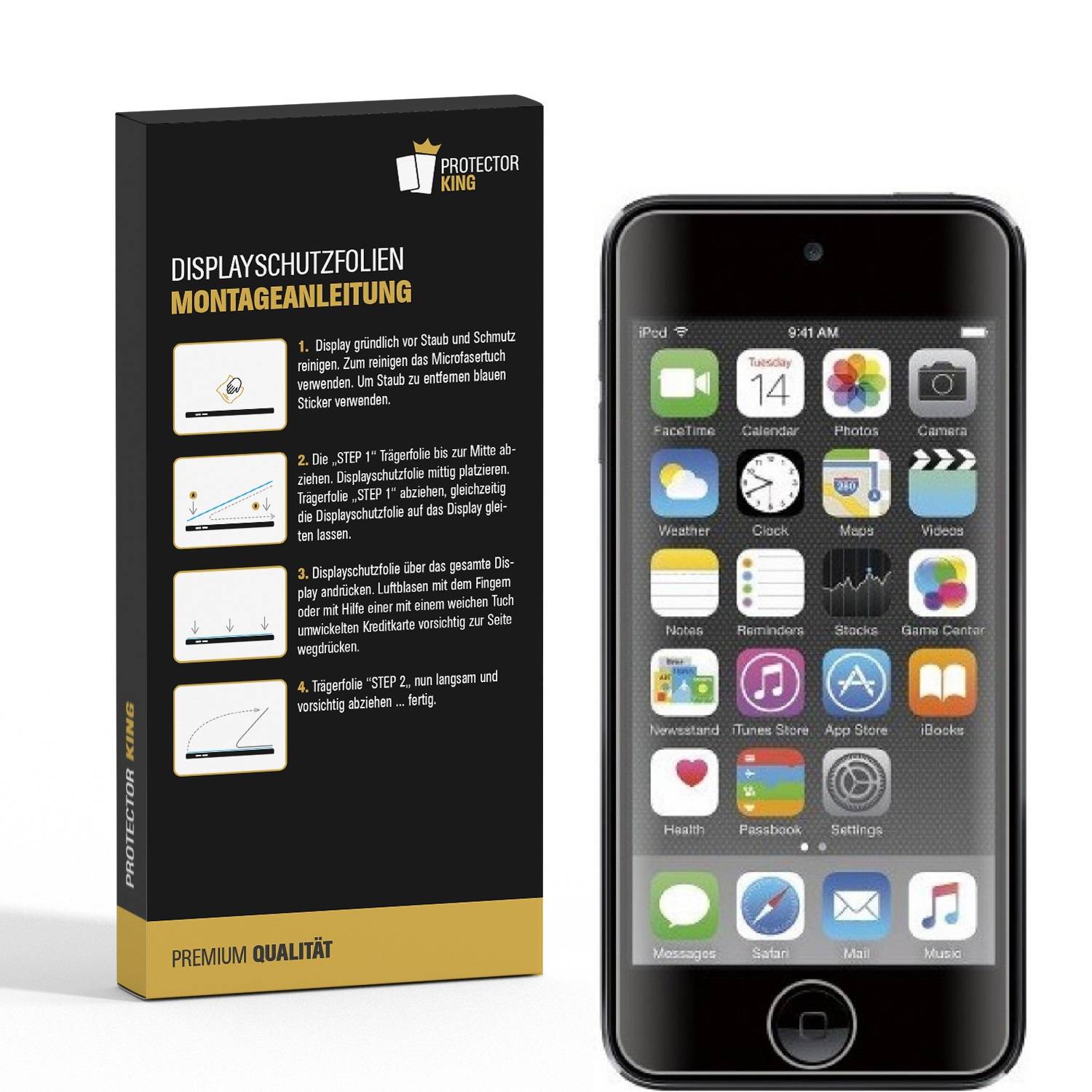 3x Displayschutzfolie für iPod Touch 7th Generation ANTI-REFLEX Displayfolie MATT