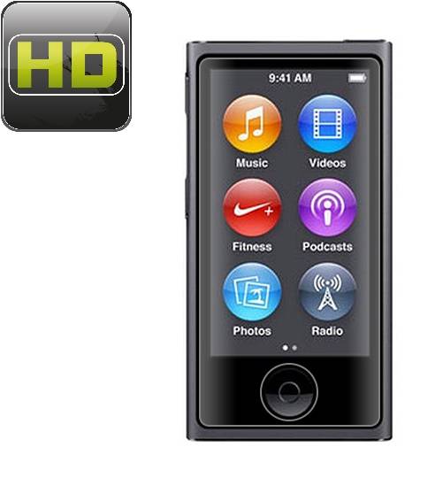2x Displayschutzfolie für iPod Nano 7 Displayfolie Schutzfolie Folie HD KLAR