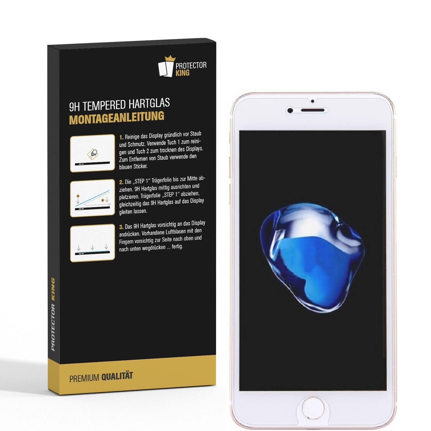 4x 9H Hartglasfolie für iPhone 6 Panzerfolie ANTI-REFLEX Displayschutzfolie MATT Panzerglas Schutzfolie