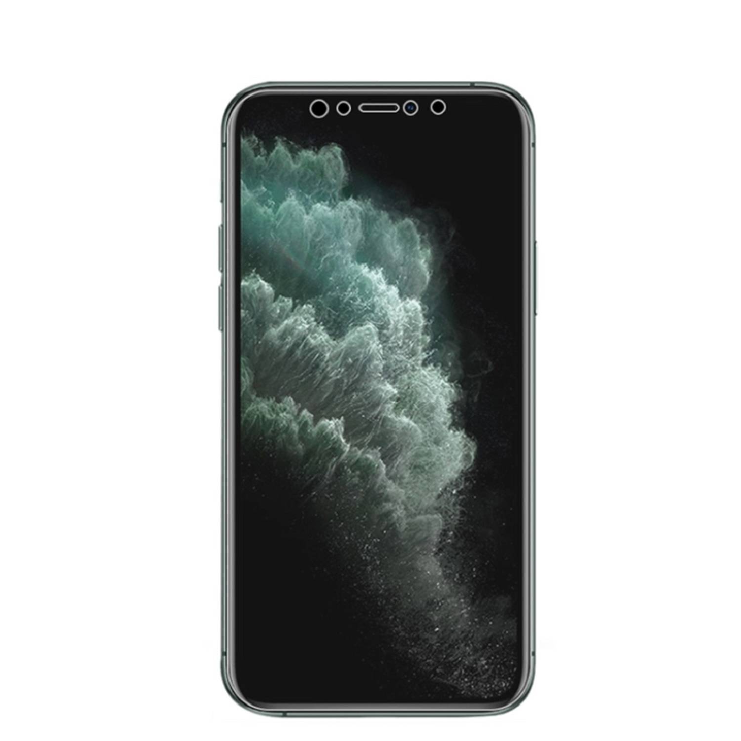 6x Panzerfolie für iPhone XS FULL COVER ANTI-SCHOCK Displayschutzfolie MATT