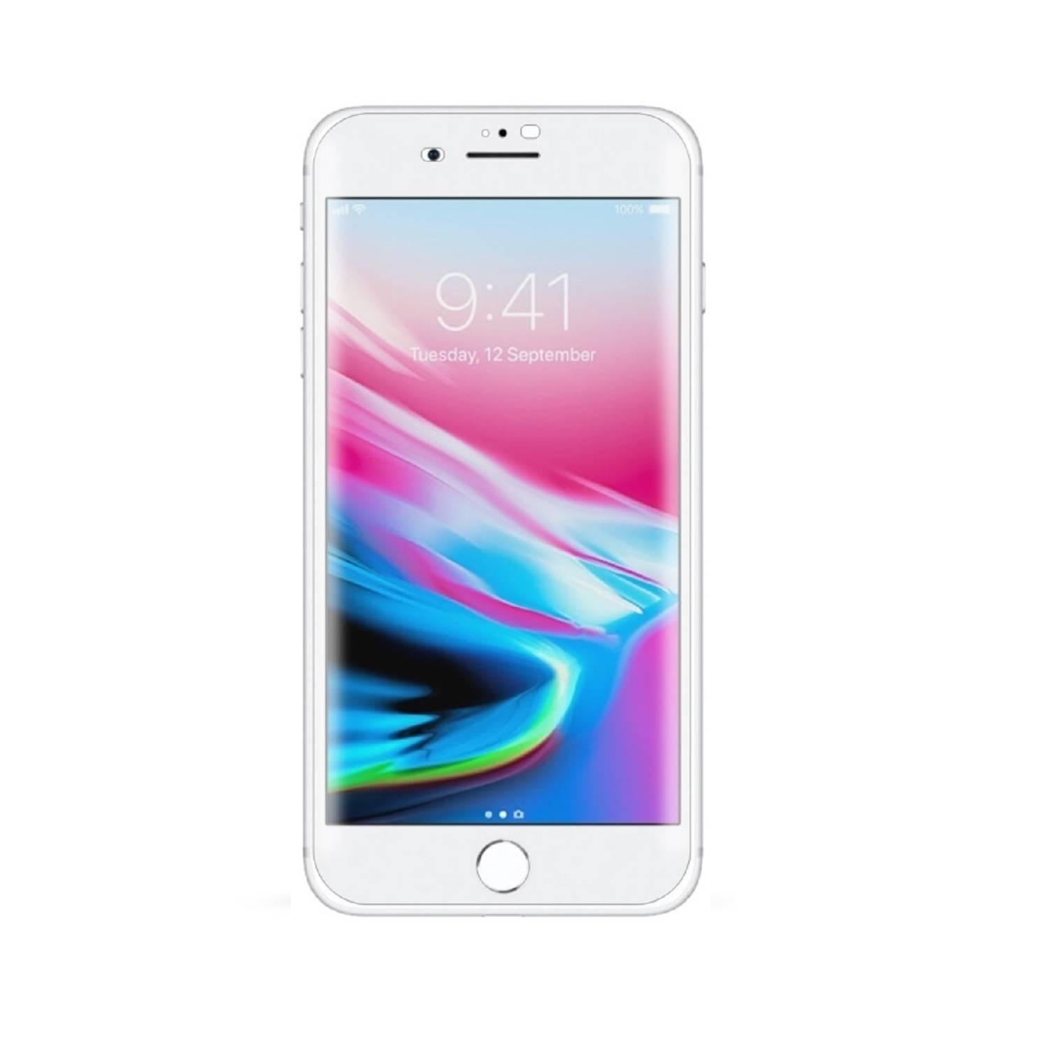 4x Hydrogel-Glass für iPhone 8 Plus Selbstheilend für Micro Kratzer 3D KLAR Panzerfolie Displayschutz Schutzfolie Screen-Protector