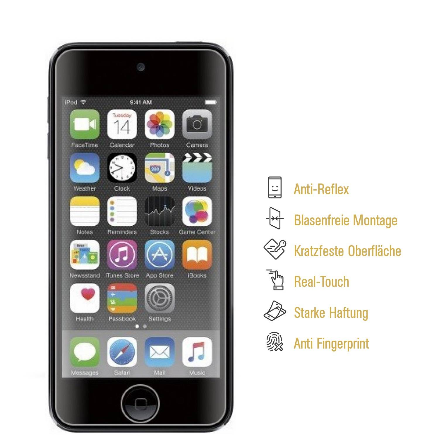 3x Panzerfolie für iPod Touch 7 Generation ANTI-SCHOCK Displayschutzfolie MATT