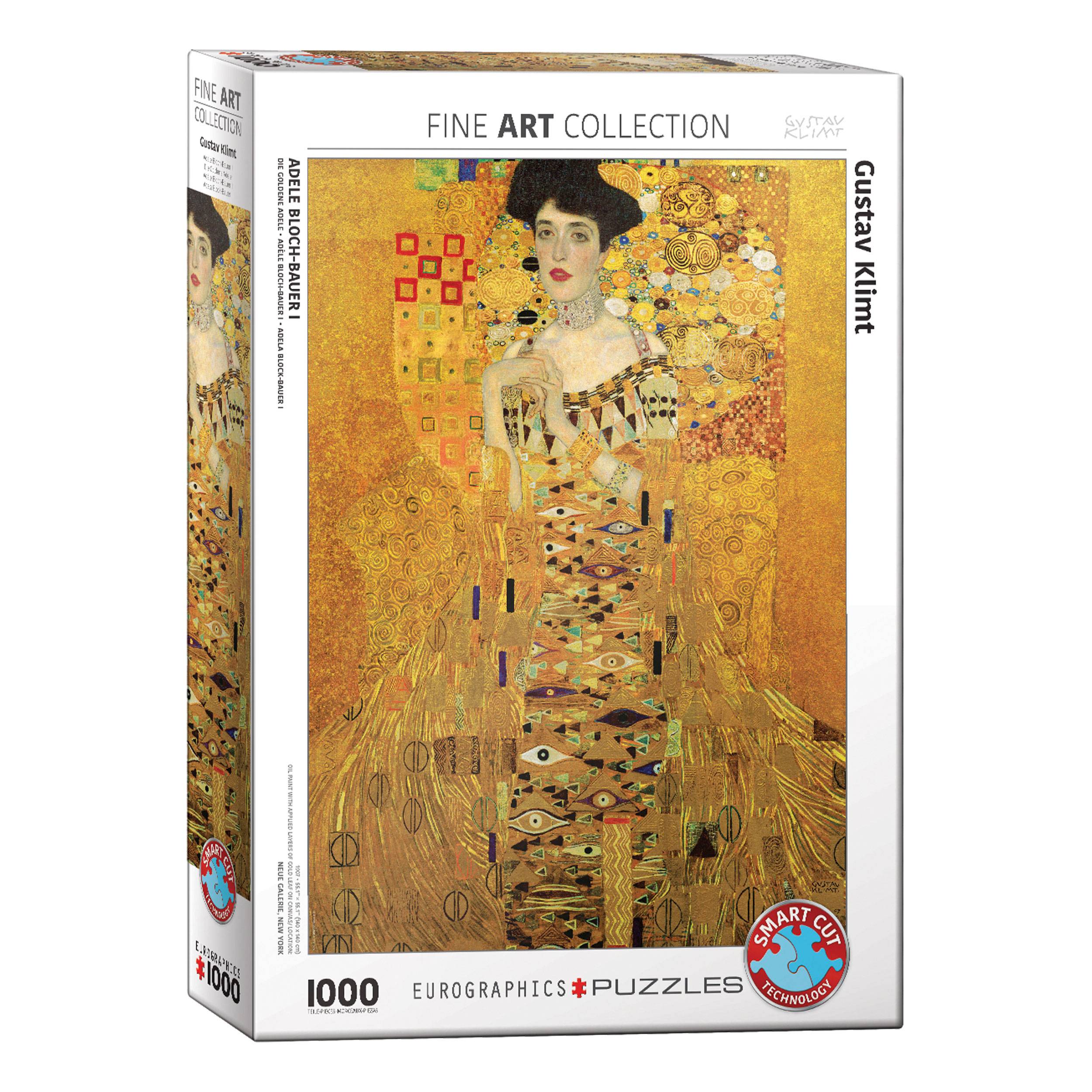 Eurographics Puzzle Die Goldene Adele von Klimt, 1000 Teile, 68 x 48 cm, 6000-9947