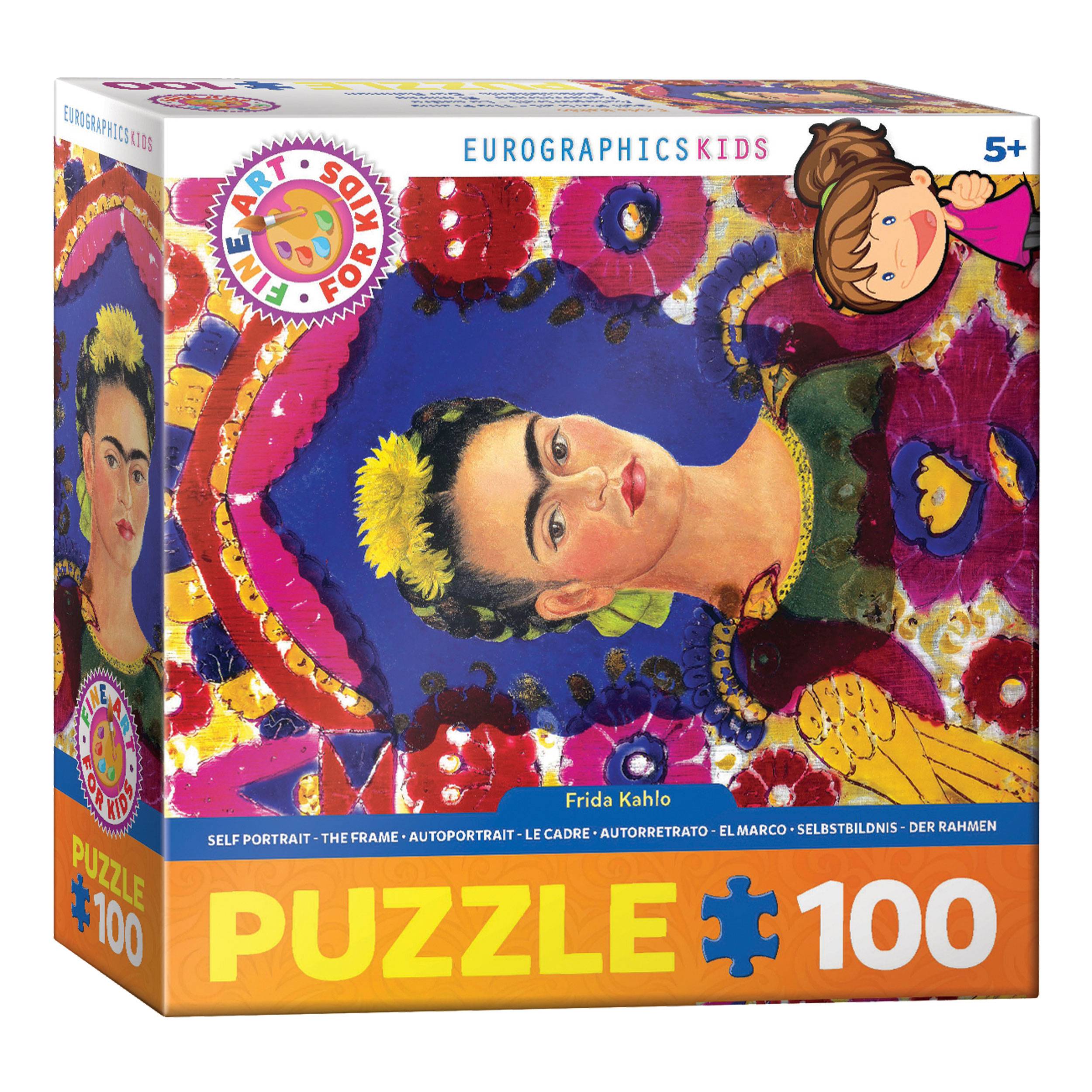Eurographics Puzzle Frida Selbstporträt, 100 Teile, 48 x 33 cm, 6100-5425