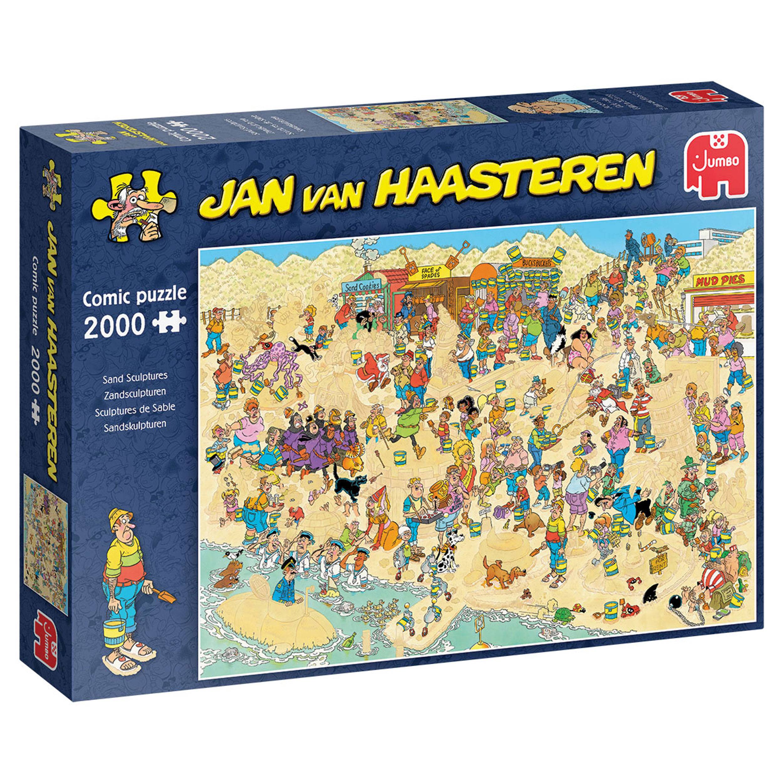 Jumbo Spiele Jan van Haasteren - Sandskulpturen, Puzzle, Erwachsenenpuzzle, Puzzlespiel, 2000 Teile, 20072