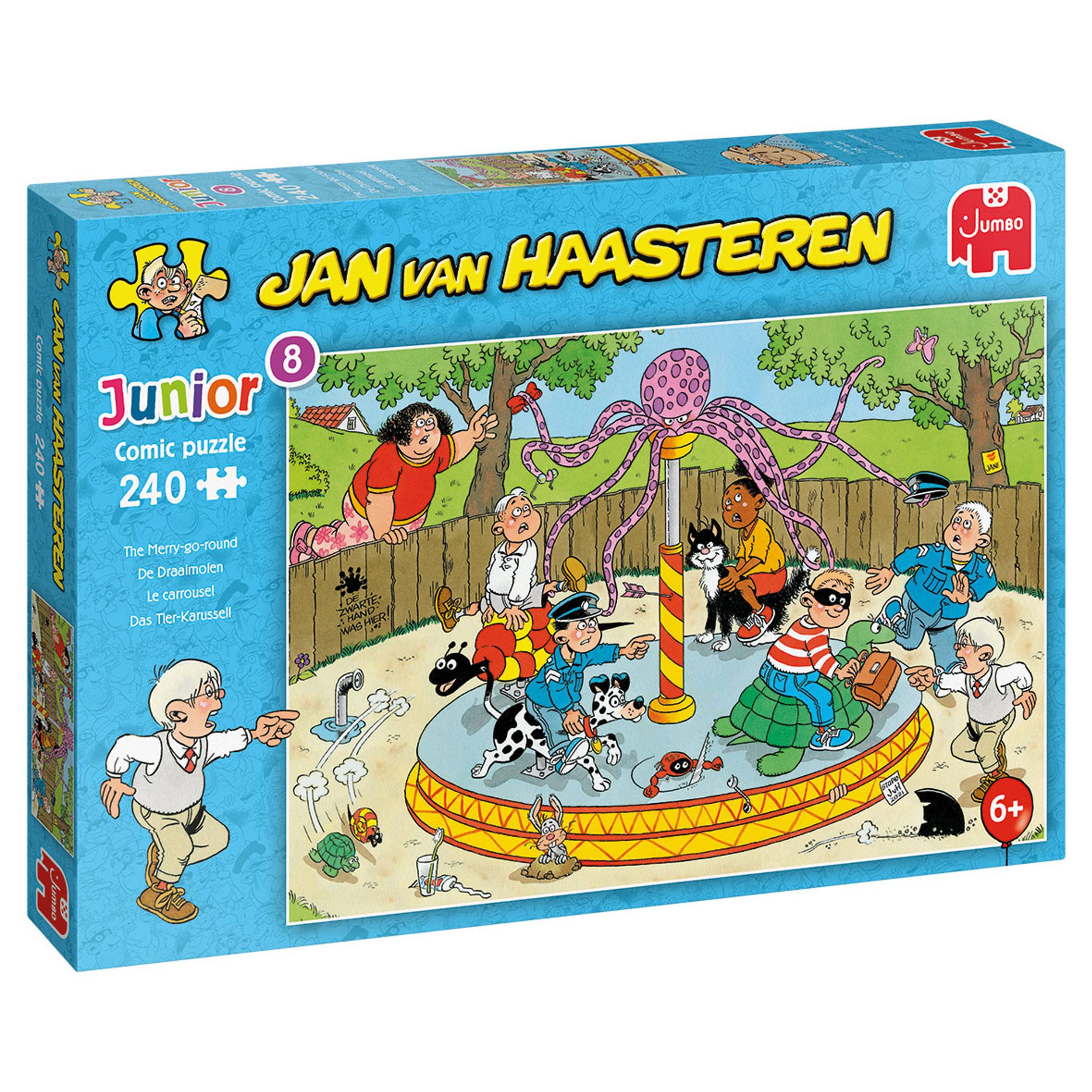 Jumbo Spiele Jan van Haasteren Junior - Karussell, Kinderpuzzle, Kinder Puzzle, Legespiel, 240 Teile, 20079